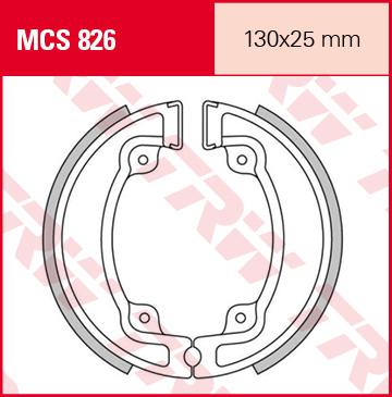 Trw Remschoenen, Remblokken En Voor De Moto, Mcs826