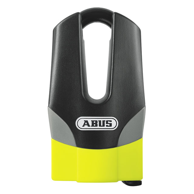ABUS Granit Quick Mini, Schijfremslot voor de moto, Geel