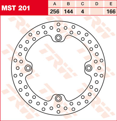 Trw Disque De Frein Mst201, 1 Pièce - Image 2