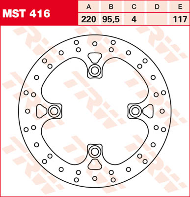 Trw Disque De Frein Mst416, 1 Pièce - Image 3
