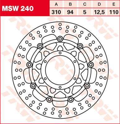 Trw Disque De Frein Msw240, 1 Pièce - Image 2