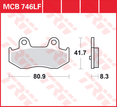 Plaquettes de Frein TRW - Organique - MCB746 - Image 6