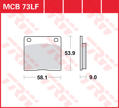 Trw Jeu De Plaquettes De Frein Mcb73 - Image 5