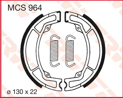 Trw Remschoenen, Remblokken En Voor De Moto, Mcs964