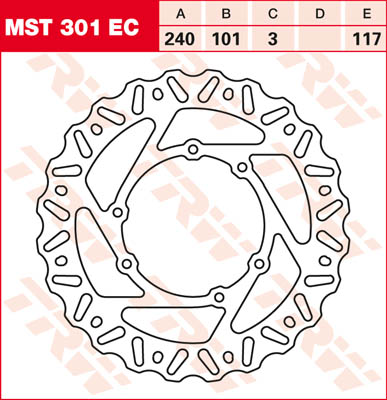 Trw Disque De Frein Mst301, 1 Pièce - Image 2