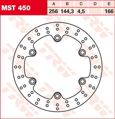Disque de frein TRW MST450 Ø256 mm - Image 3