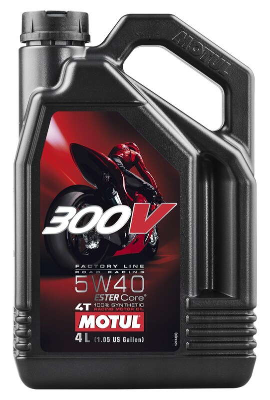 MOTUL 5W-40 300V Factory line road racing synthetisch, Motorolie 4T, 4 liter