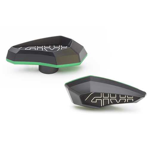 Tampons de protection Givi noir/vert - Image 4