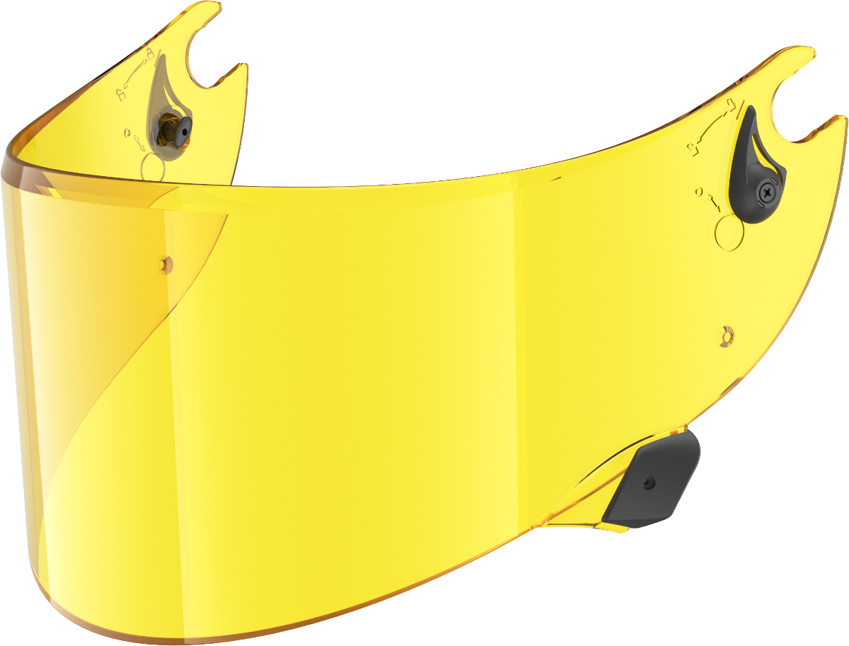 SHARK Visière VZ100, Visières et Pinlocks, Jaune V2 AR/AB (anti-buée)