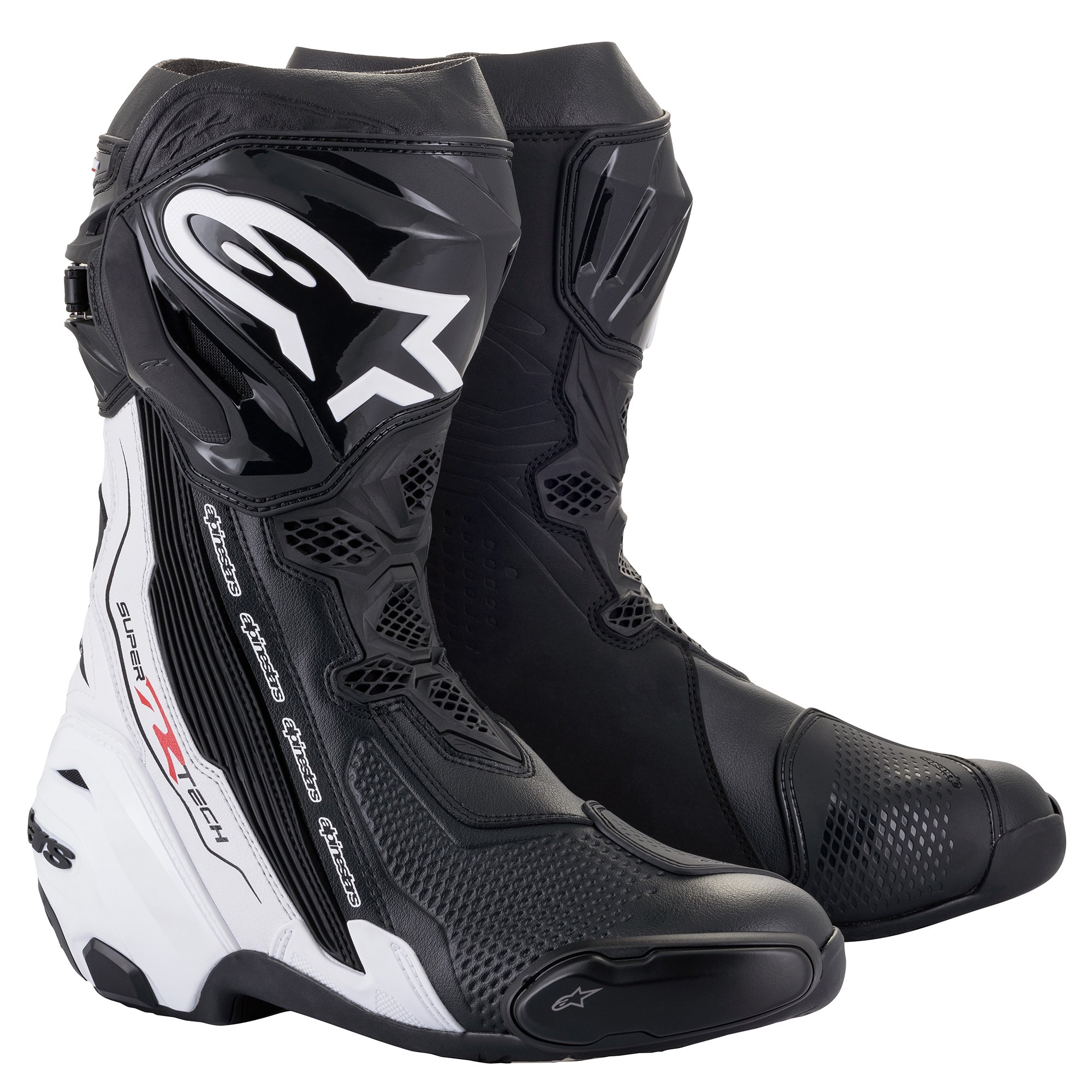 ALPINESTARS Supertech R Boots, Sport motorlaarzen,  Zwart-Wit