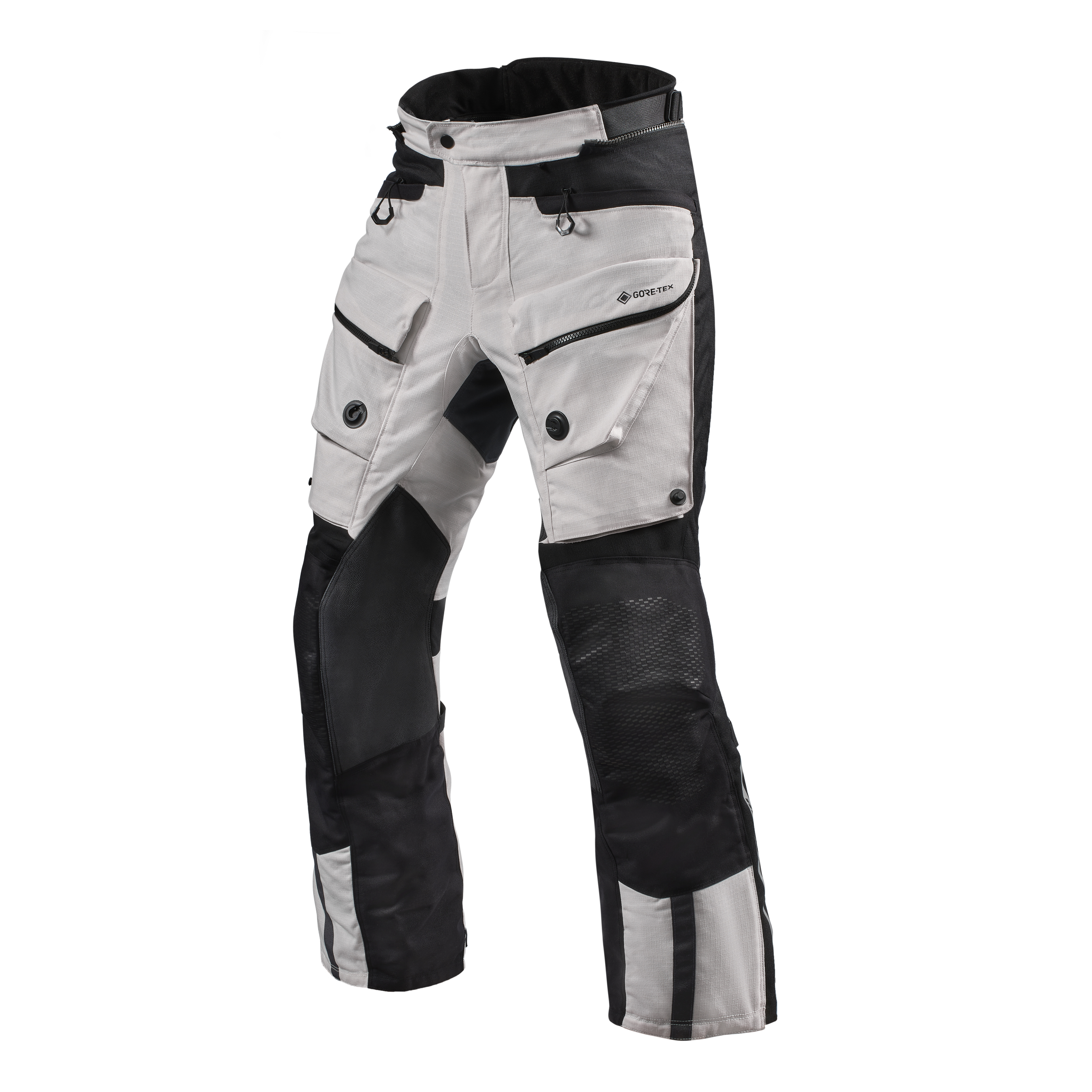 REV'IT! Defender 3 GTX pants, Men's Gore-Tex® motorcycle, Silver Black