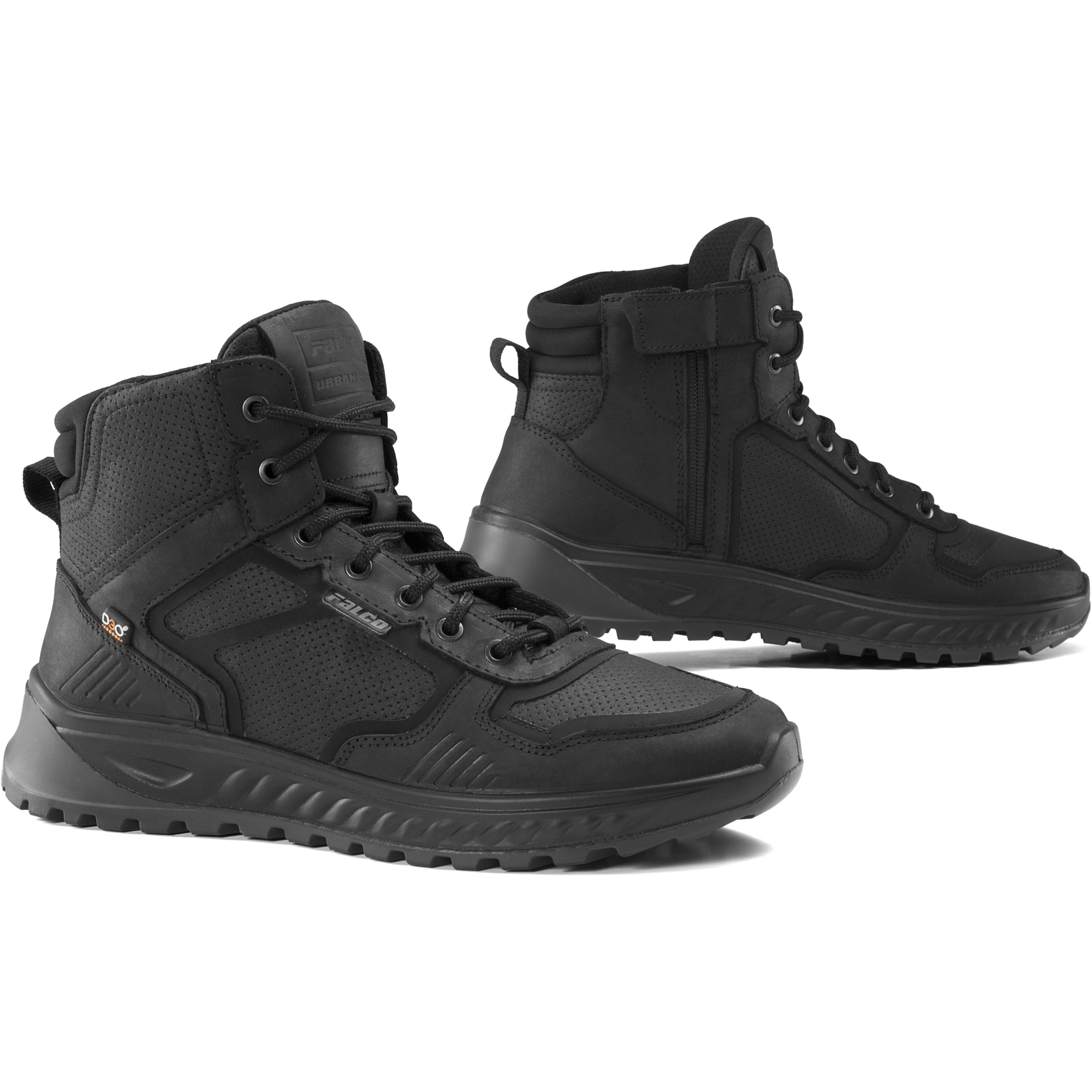 GIANNI FALCO Ace, Men's motorcycle shoes, Black