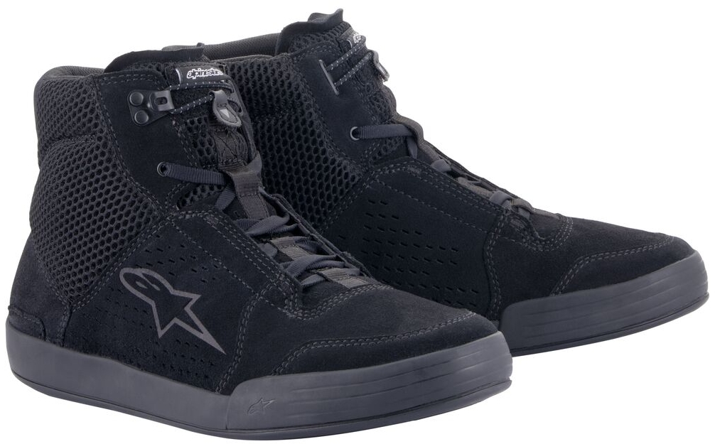 ALPINESTARS Chrome Air Shoes, Men's motorcycle, Black-Black