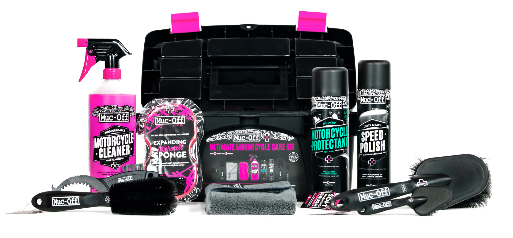MUC-OFF Ultimate Motorcycle Care Kit, Shampoo and cleaners for motorcycles