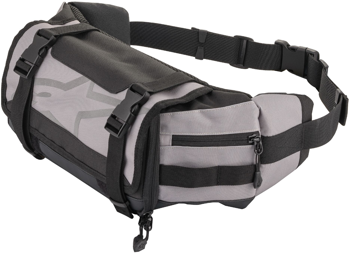  ALPINESTARS Tech Tool Pack, Sacoches de jambe et banane pour la moto, Gris-Noir 
