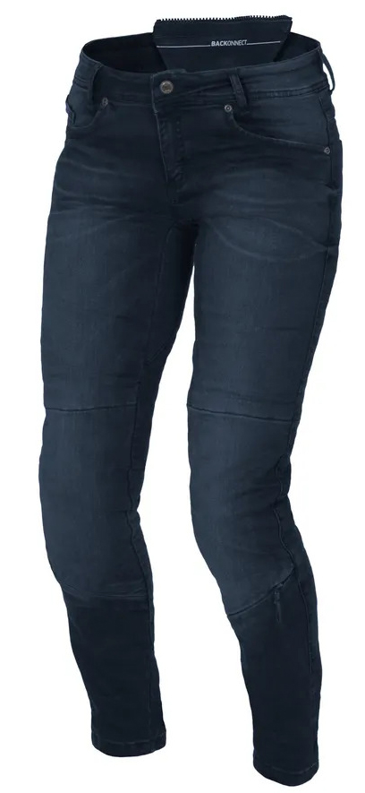 MACNA Jenny, Motorjeans dames, Matblauw lengte 32