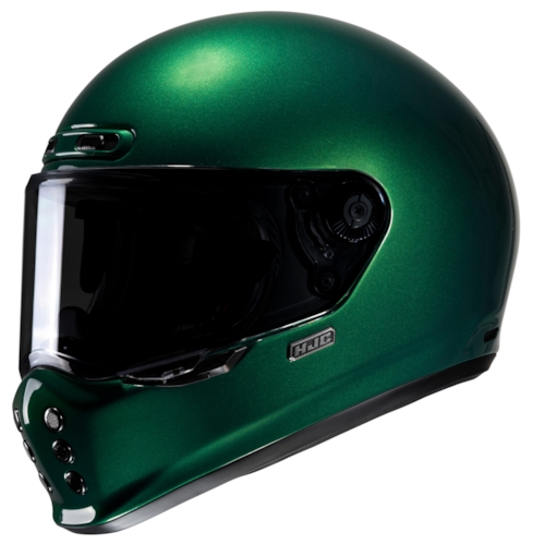 HJC V10 Groen Diepgroen Integraalhelm - Maat XS - Helm