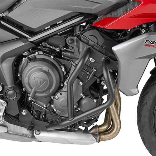GIVI Pare-carter, Crash bars pour la moto, TN6421 Acier revêtu de poudre noire bas