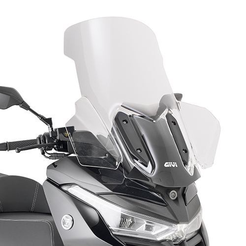 GIVI Windscherm, moto en scooter, D9256ST Verhoogd transparant