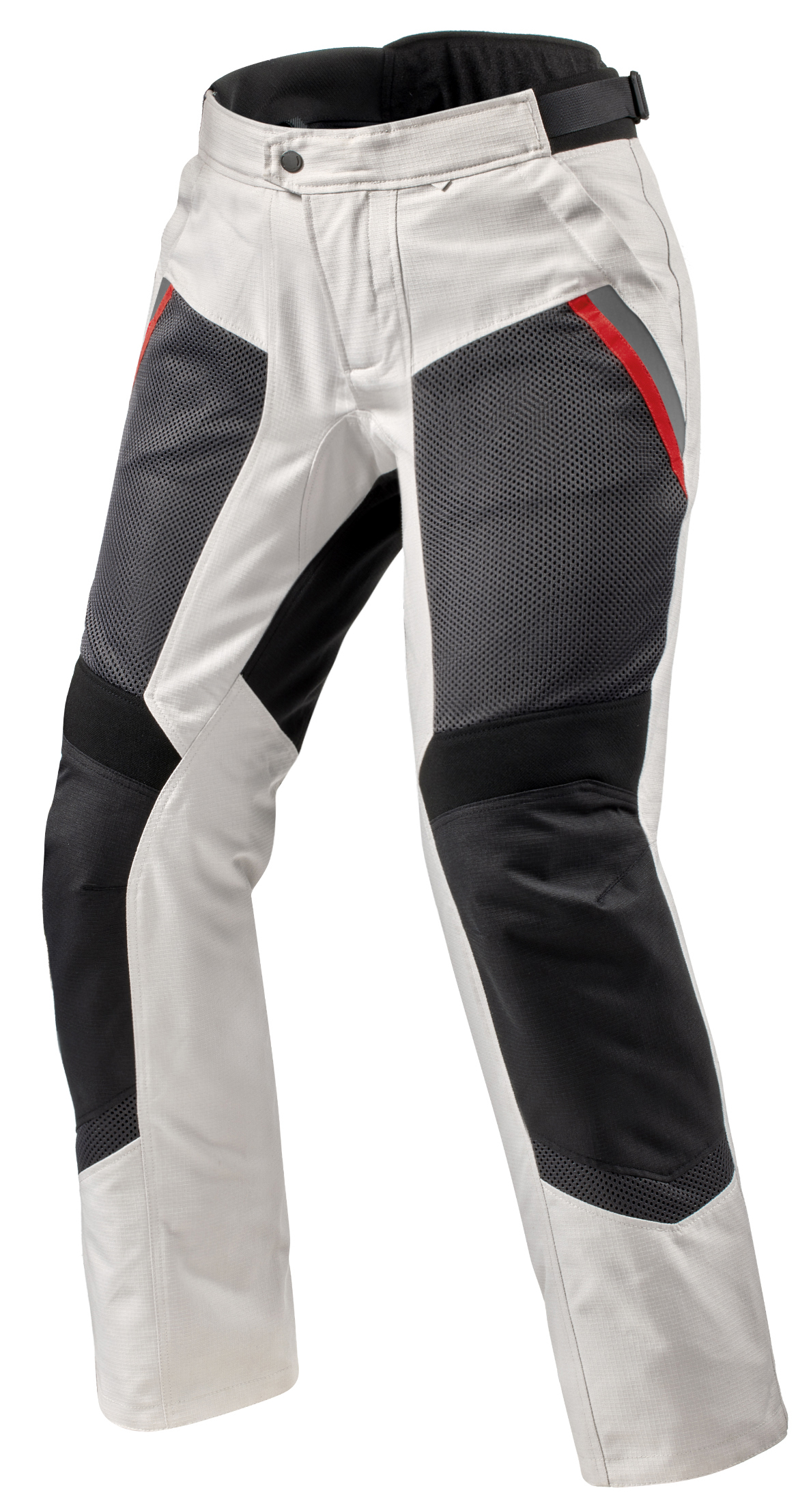 REV'IT! Tornado 4 H2O Lady pants, Doorwaai motorbroek dames, Zilver Zwart