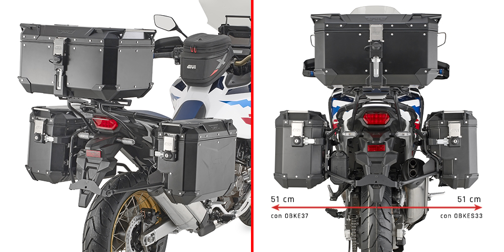 GIVI PLOS_CAM Side cases holders, Motorcycle-specific luggage, PLOS1178CAM