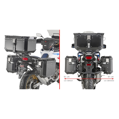 GIVI PLOS_CAM Side cases holders, Motorcycle-specific luggage, PLOS1178CAM