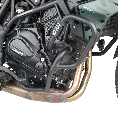 GIVI Pare-carter, Crash bars pour la moto, TN8717 Acier revêtu de poudre noire bas