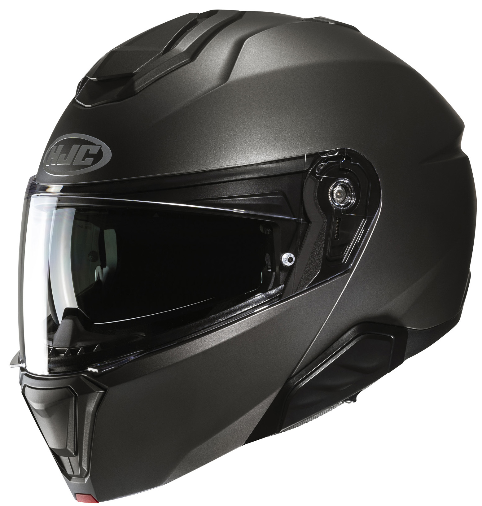 HJC i91, Systeemhelm, Mat donkergrijs