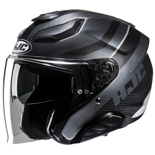 HJC F31 Naby Black Grey XS - Maat XS - Helm