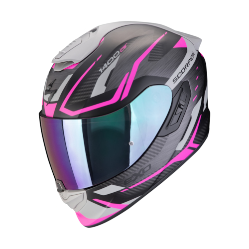 Scorpion Exo 1400 Evo 2 Air Accord Matt Black-Pink XS - Maat XS - Helm
