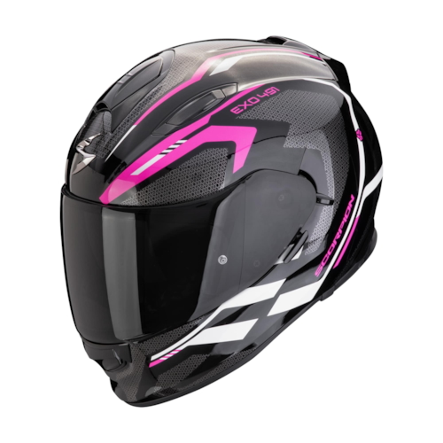 Scorpion EXO-491 Kripta Zwart-Roze-Wit Integraalhelm - Maat XXS - Helm
