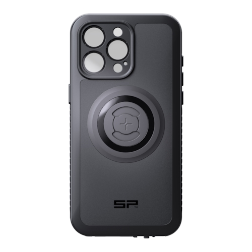 SP Connect Hoesje met screenprotector Geschikt voor iPhone 15 Pro Max Hoesje met screenprotector - SP Connect Xtreme Series - Telefoonhoes - Zwart