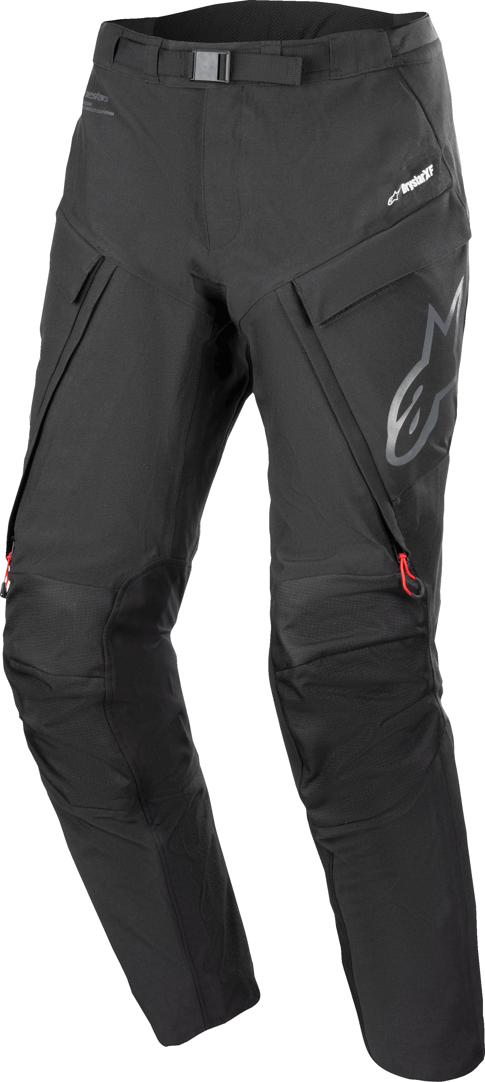 ALPINESTARS Hyde XT Drystar Pants, Textiel motorbroek heren, Zwart-Helder Rood