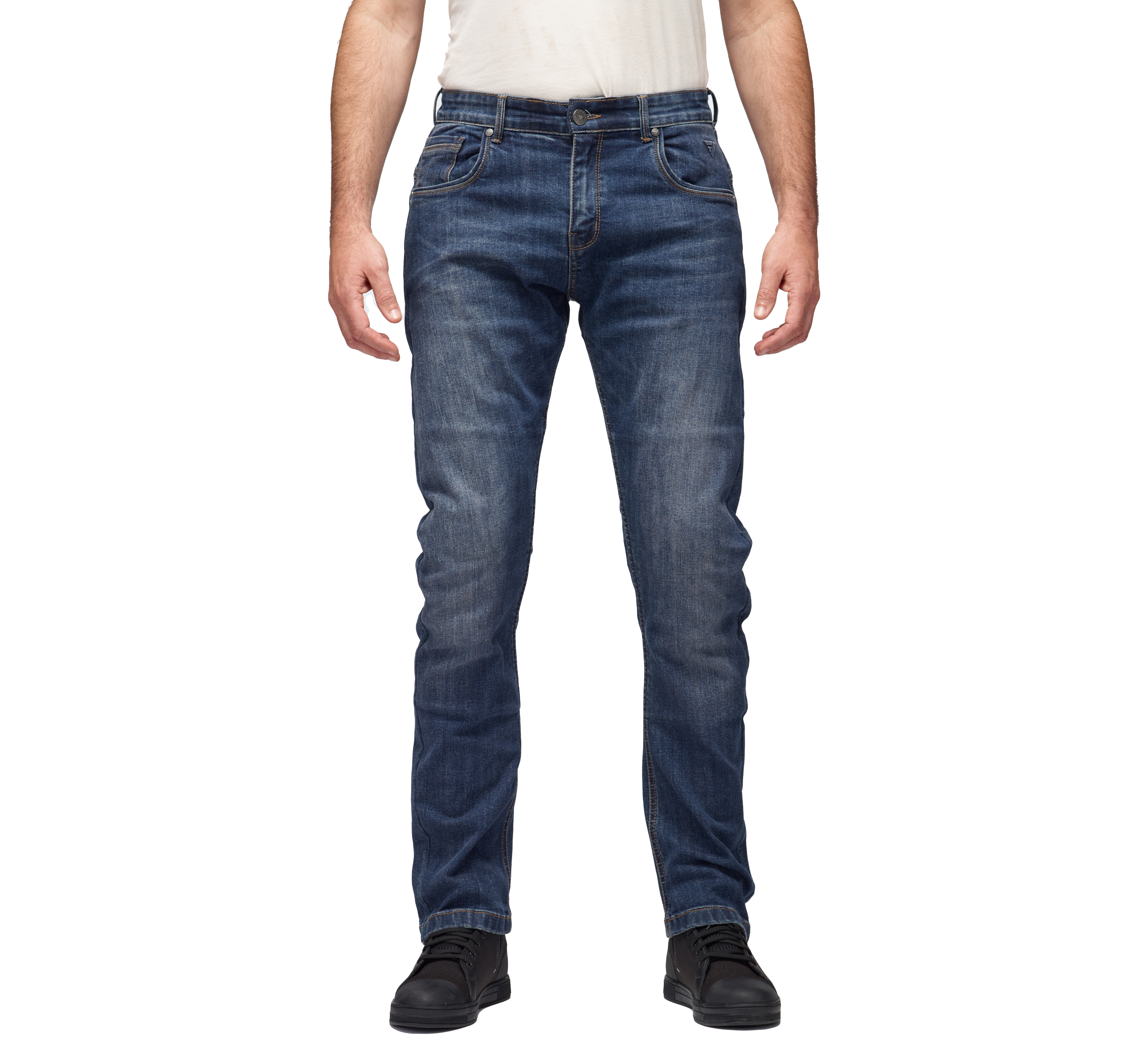 MODEKA Jaydn, Motorjeans heren, Soft Wash Donker Blauw Lengte 32