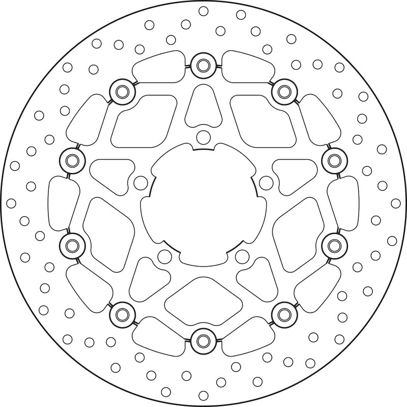 BREMBO Serie Oro brake disc, discs for motorcycles, floating 78B40869