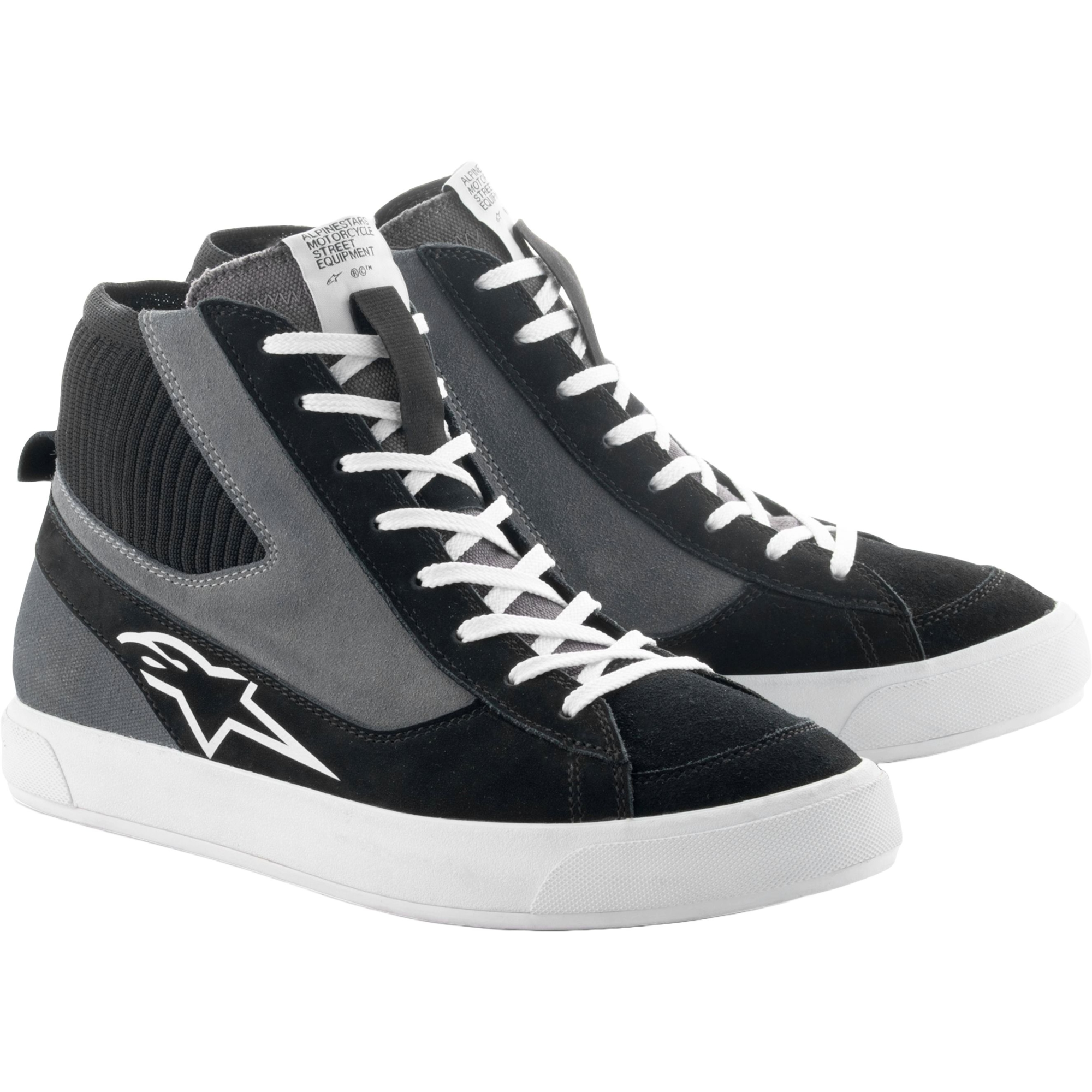 ALPINESTARS Stated Shoes, Men's motorcycle, Black-Grey-White