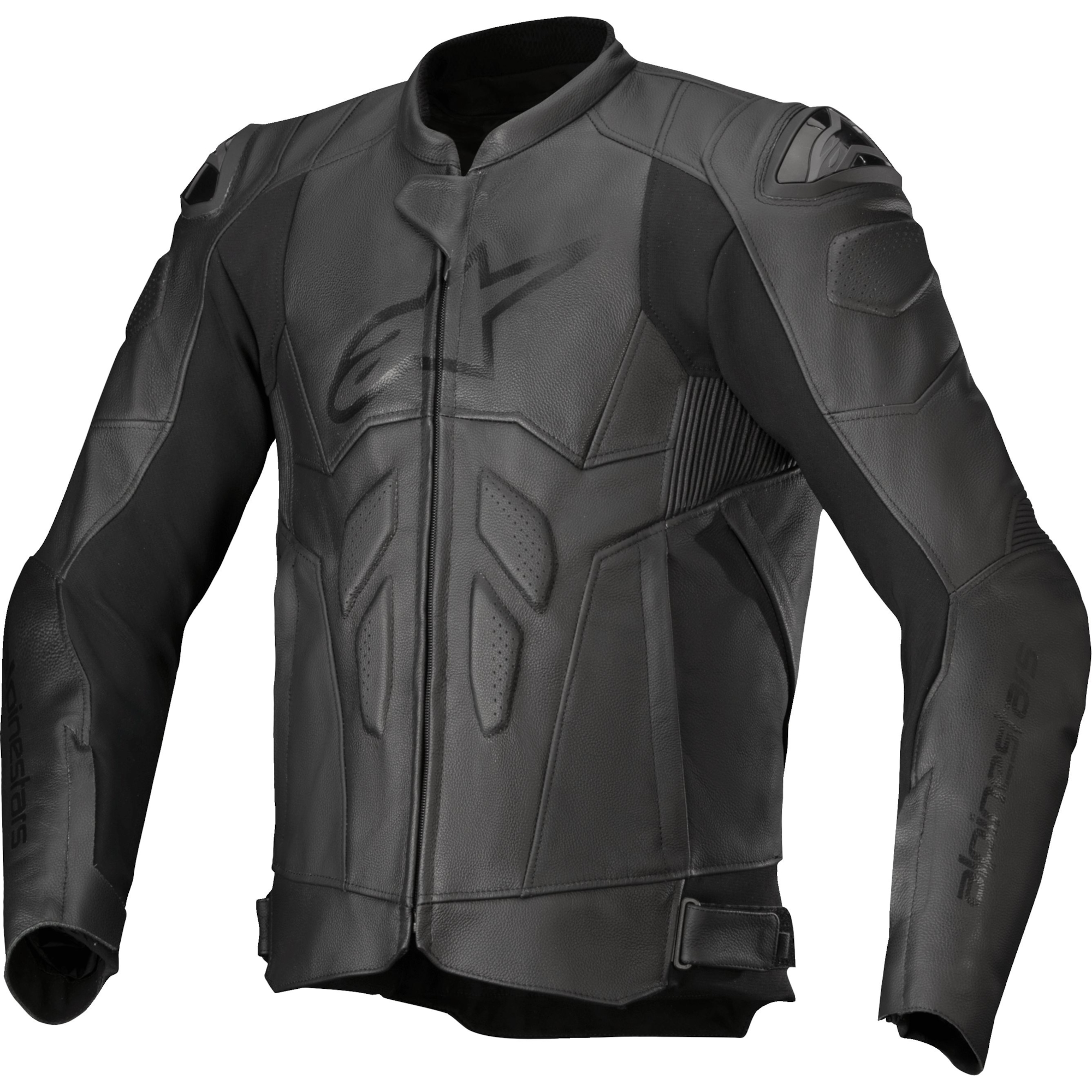 ALPINESTARS Dusk Jacket, Men's leather motorcycle, Black