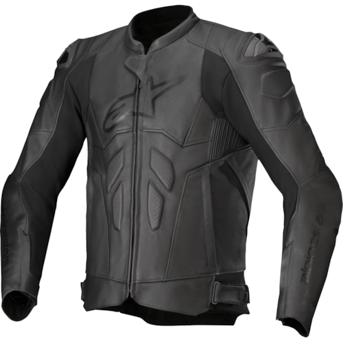 ALPINESTARS Dusk Jacket, Men's leather motorcycle, Black