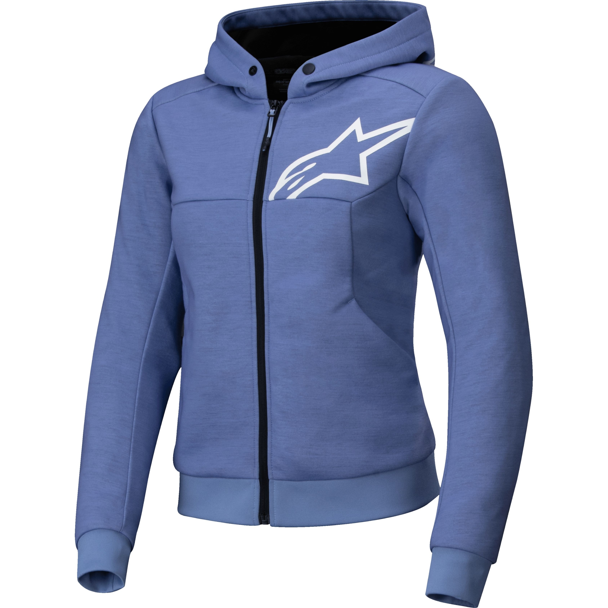 ALPINESTARS Stella Chrome V2 Sport Hoodie, Women's motorcycle, Blue-Violet-White
