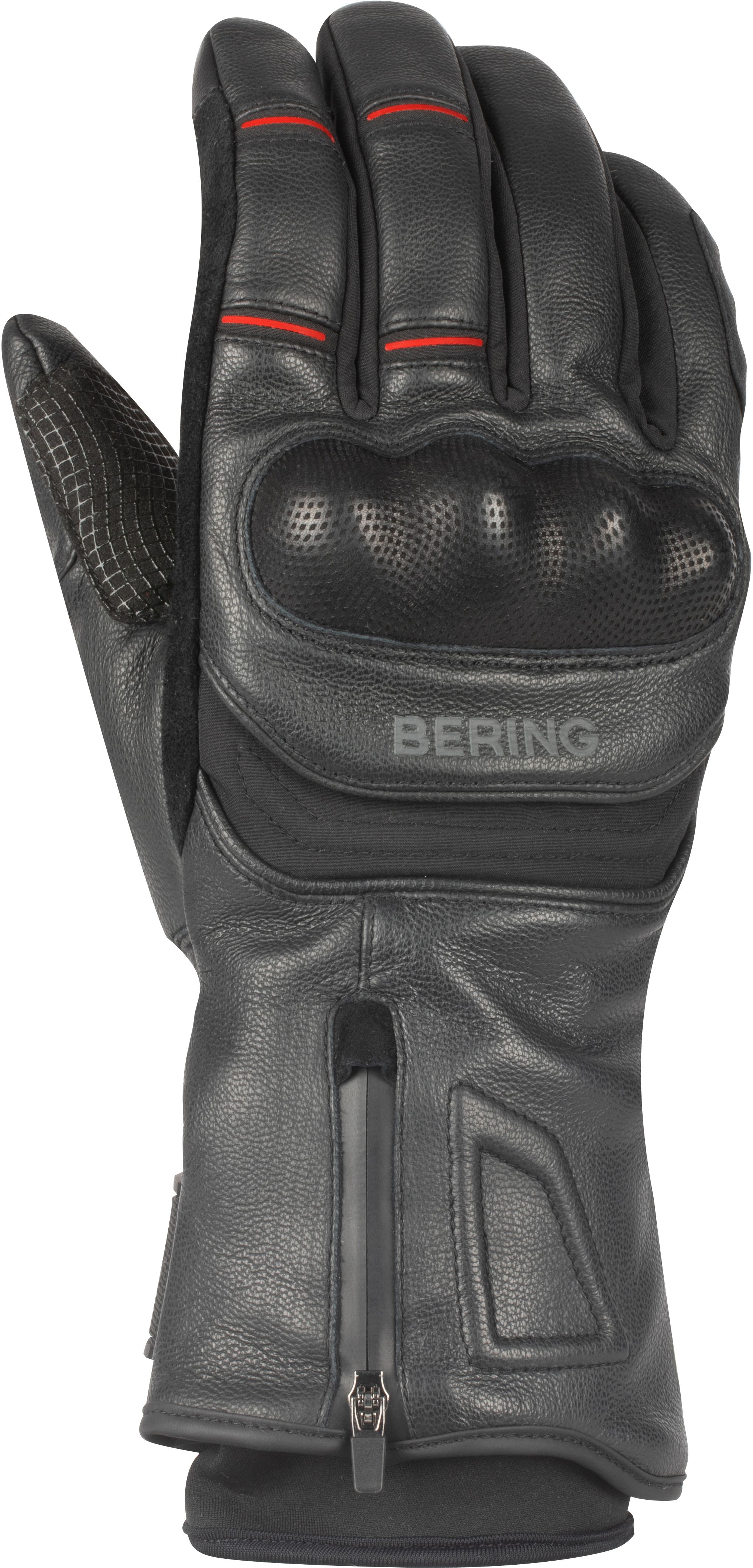 BERING Halifax Gloves, Motorhandschoenen winter heren, Zwart