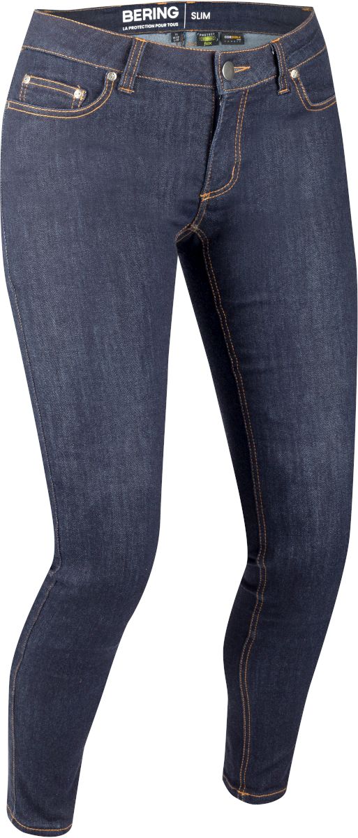 BERING Lady Trust Slim, Motorjeans dames, Blauw