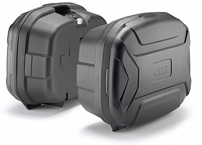 GIVI TRK35 Trekker Lite Monokey Set zijkoffers, Topkoffers en voor de moto, Zwart
