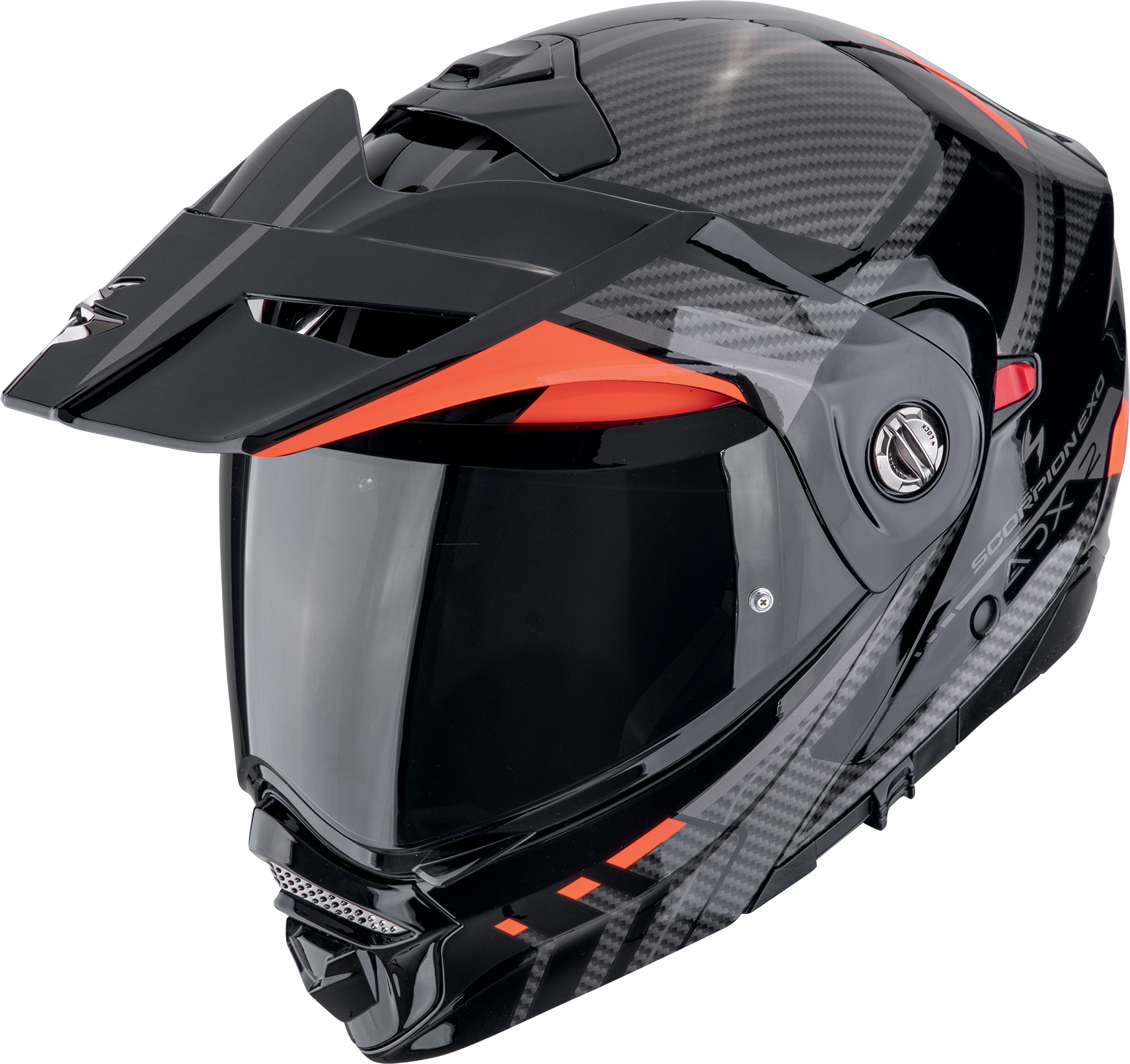 SCORPION ADX-2 Lewis, Systeemhelm, Zwart-Rood