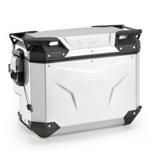 GIVI OBKEVS40 Trekker Outback EVO Smart, Top boxes and side boxes for motorcycles, Anodised Aluminium 40l Right