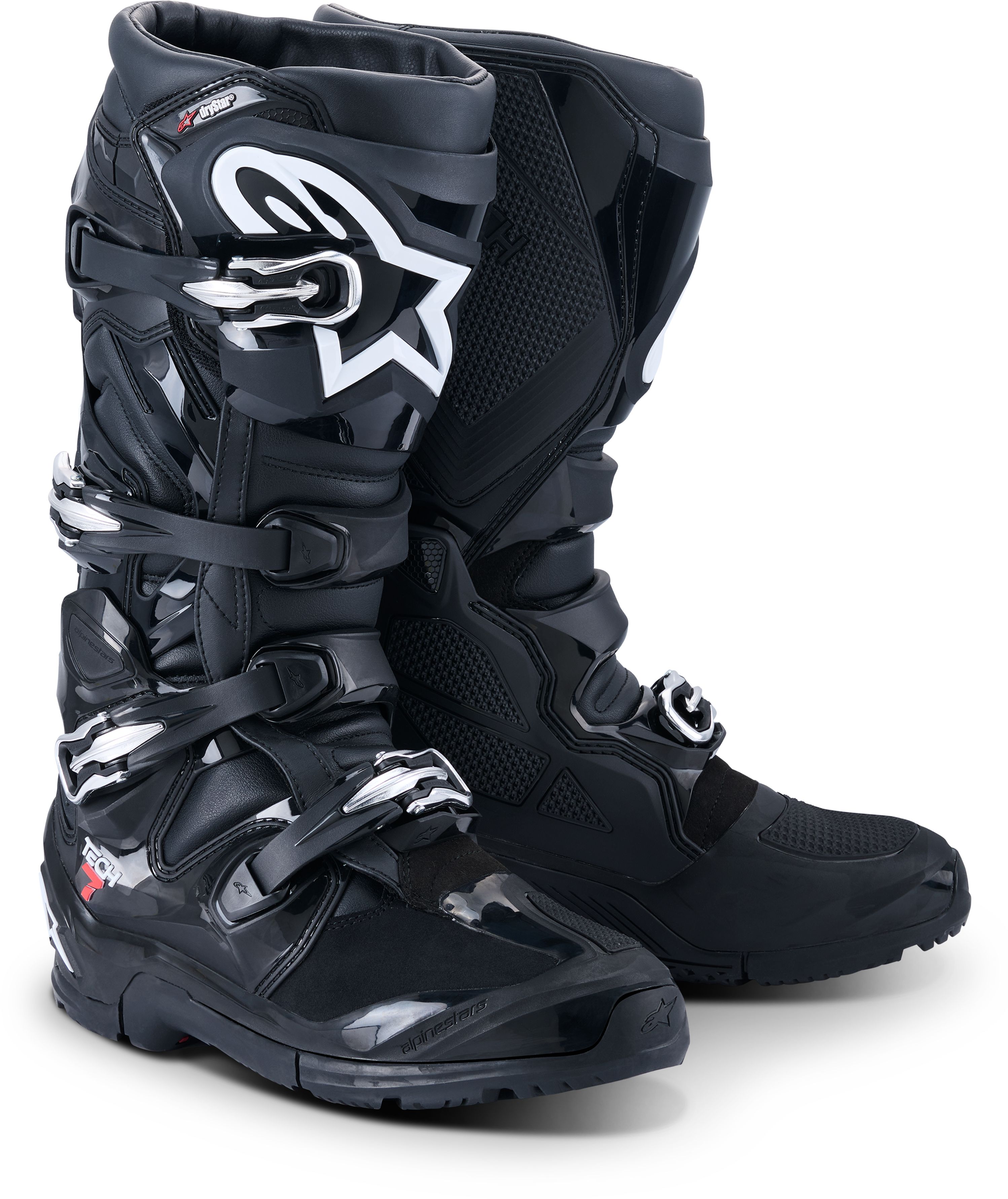 Alpinestars Tech 7 Enduro Drystar, bottes imperméables , couleur: Noir/Blanc/Noir , taille: 5 US - Image 5