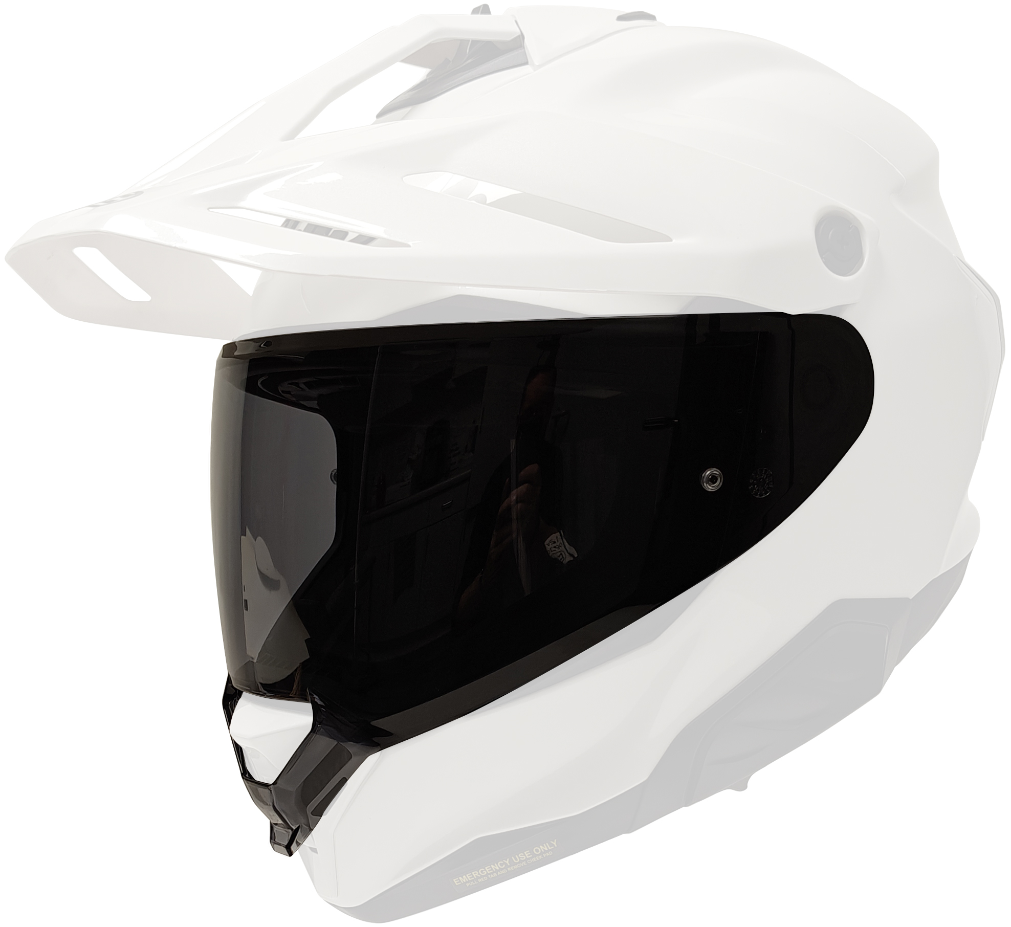 HJC Lang vizier HJ-47 Pinlock voorbereid, Vizieren en Pinlocks, Getint