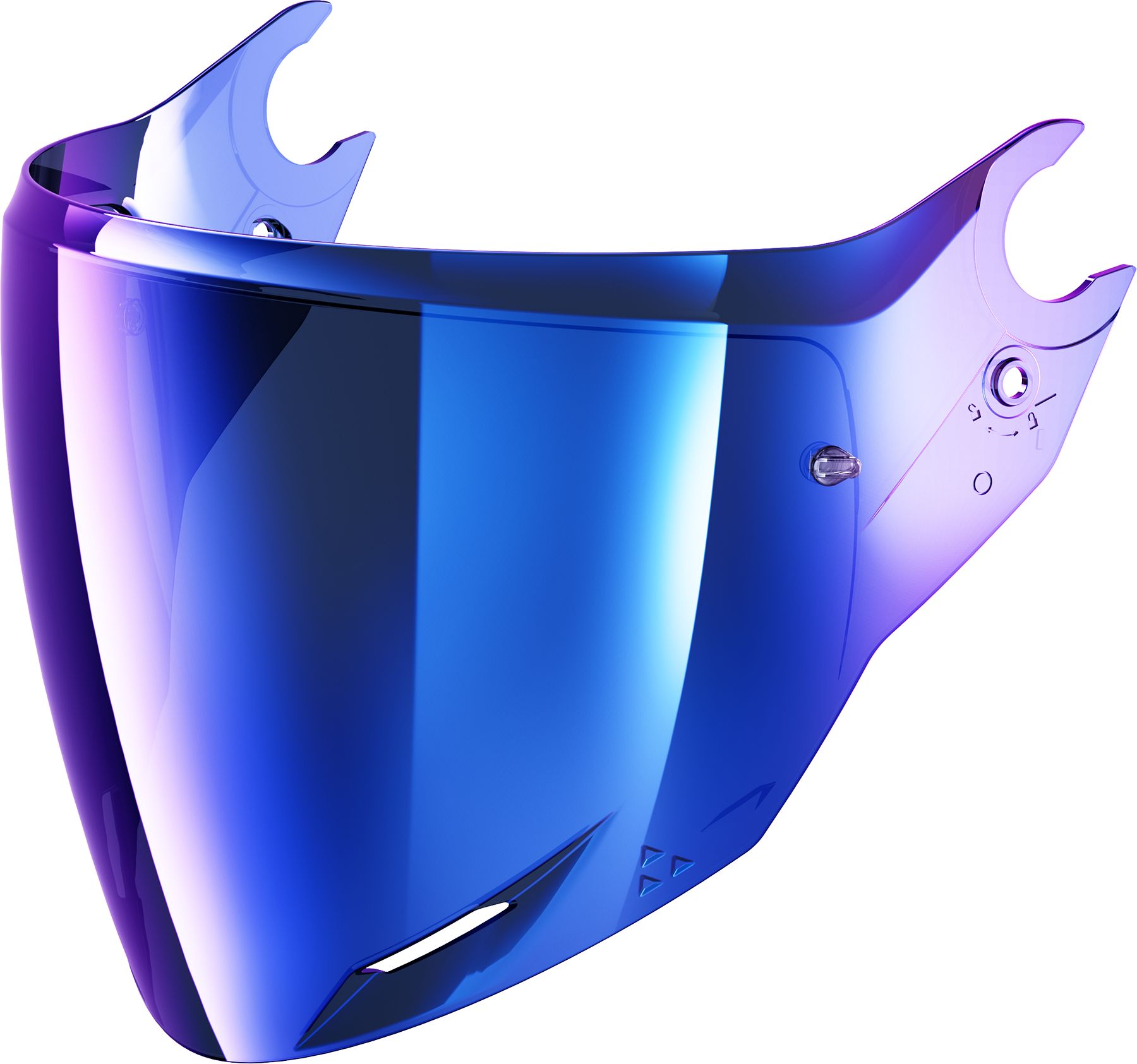 SHARK Vizier VZ360, Vizieren en Pinlocks, Iridium blauw (Pinlock voorbereid)