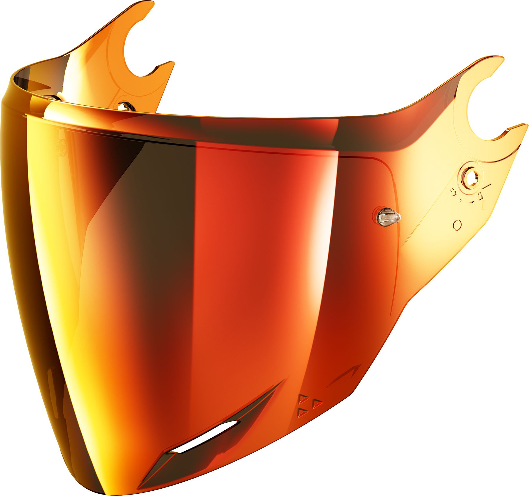 SHARK Vizier VZ360, Vizieren en Pinlocks, Iridium rood (Pinlock voorbereid)