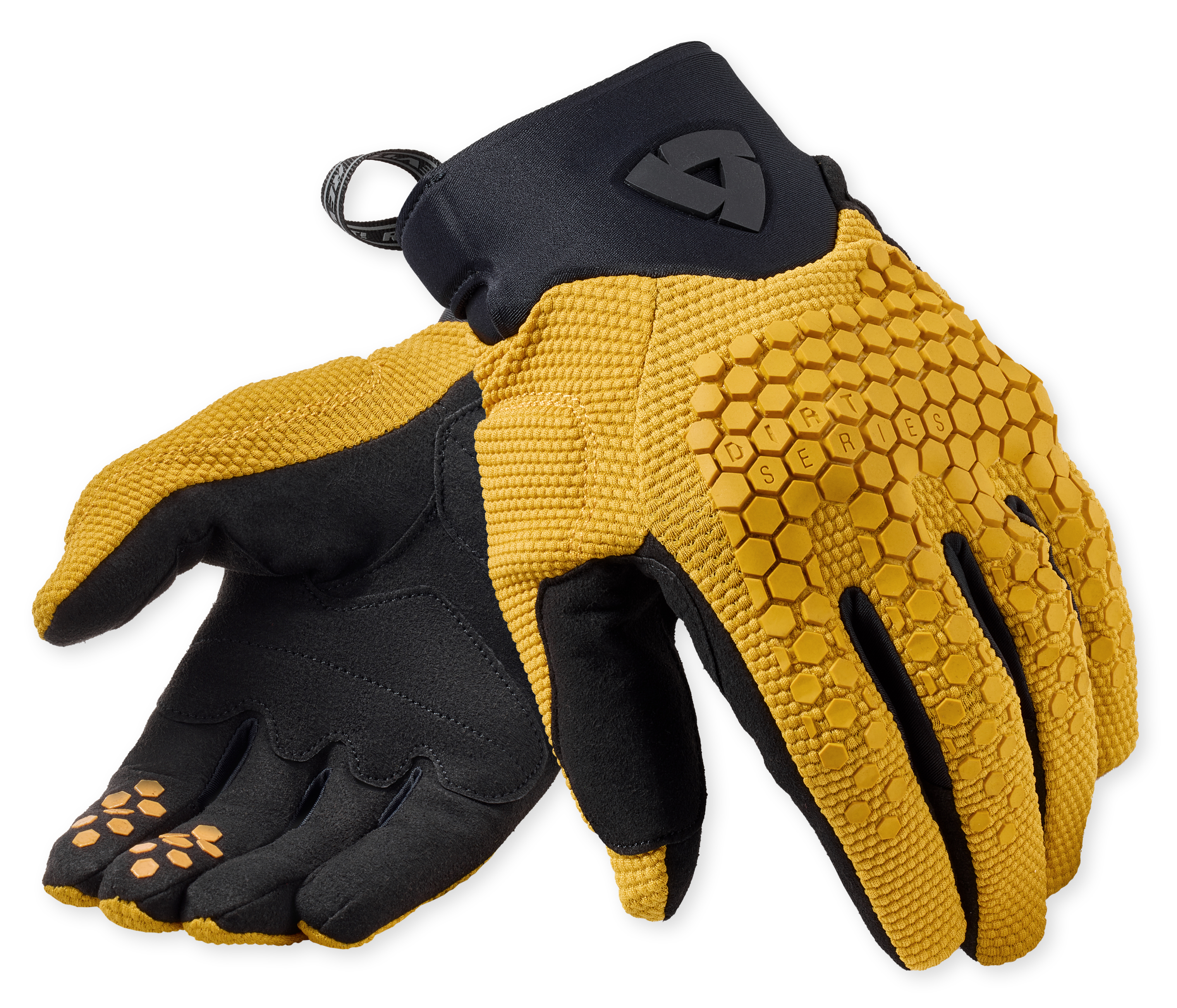 REV'IT! Massif, Motorhandschoenen zomer, Geel