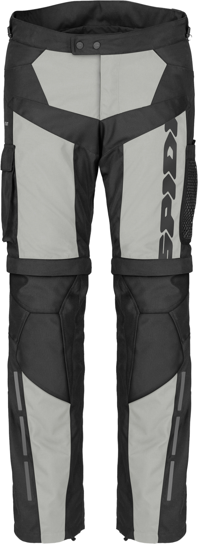 SPIDI Hard Track 3 H2Out Pants, Textiel motorbroek heren, Zwart-Grijs